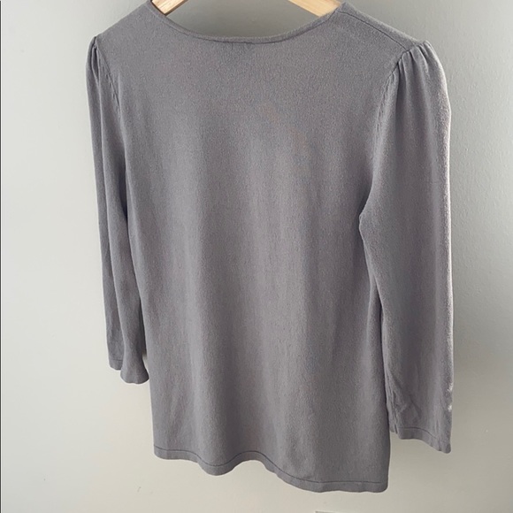 Ann Taylor Cardigan with Ruffle detail - Picture 4 of 5